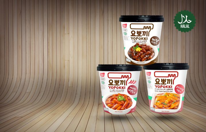 KOREAN RICE CAKE Spicy. Chewy. Authentic. CTA: [BUY NOW]