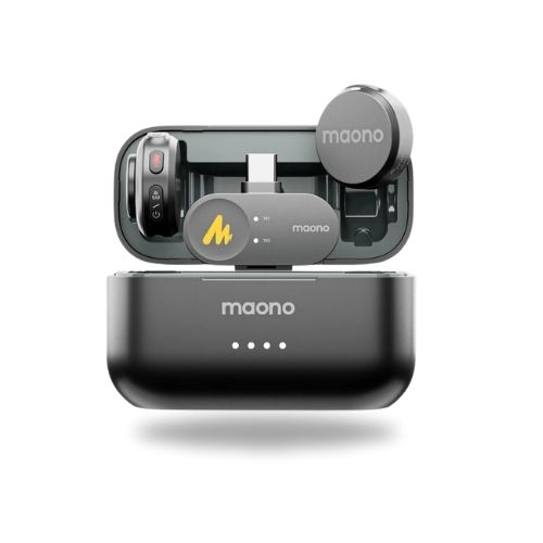 MAONO WAVE T5 WIRELESS LAVALIER MICROPHONE COMBO EDITION